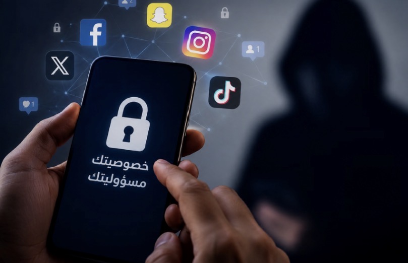 الخصوصية الرقمية في وسائل التواصل الاجتماعي وأثر الإفراط في النشر على الأمان الفردي