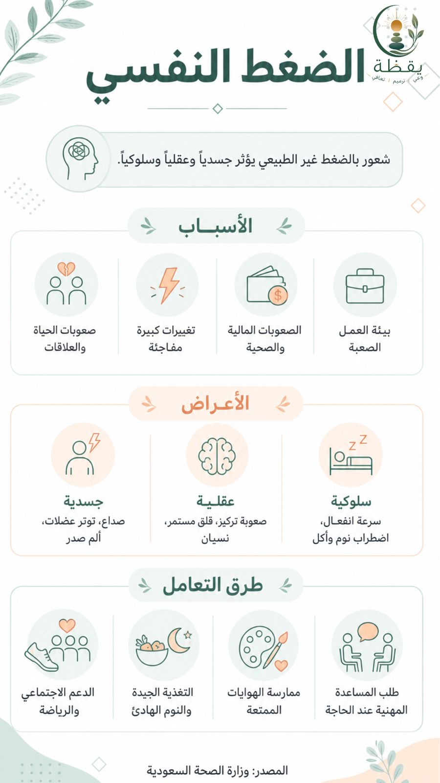 الضغط النفسي.